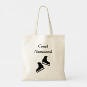 Verbazingwekkende schaatstaart - zwart tote bag (Achterkant)