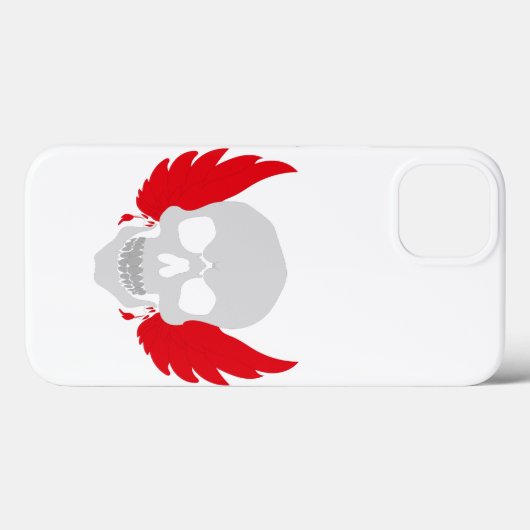 Verbazingwekkende schedel met vleugel Case-Mate iPhone case (Achterkant (horizontaal))