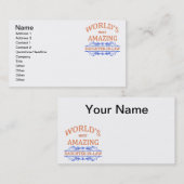 Verbazingwekkende schoondochter visitekaartje (Voorkant / Achterkant)