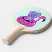 Verbazingwekkende Slothicorn Pool Party! Tafeltennisbatje (Voorkant Gekanteld)