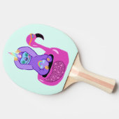 Verbazingwekkende Slothicorn Pool Party! Tafeltennisbatje (Zijkant)