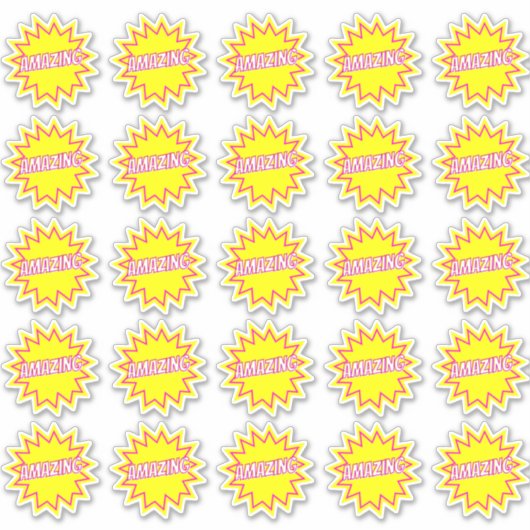 Verbazingwekkende Stickers van Fun Cute Teacher Re (Voorkant)