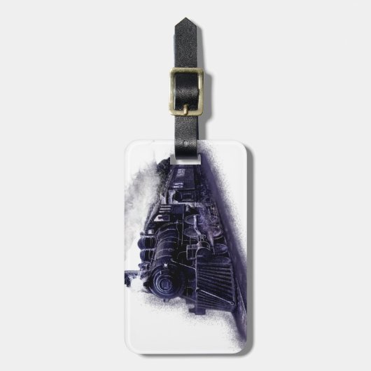 Verbazingwekkende stoomtrein cadeaus en accessoire bagagelabel (Voorkant verticaal)