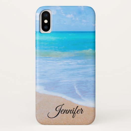 Verbazingwekkende Strand Tropische Scène Foto Cust Case-Mate iPhone Case (Achterkant)