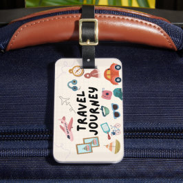 Verbazingwekkende Summer Travel Vibes Bagagelabel