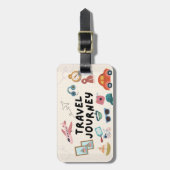 Verbazingwekkende Summer Travel Vibes Bagagelabel (Voorkant verticaal)