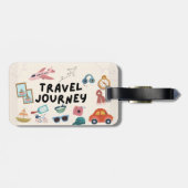 Verbazingwekkende Summer Travel Vibes Bagagelabel (Achterkant horizontaal)