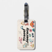 Verbazingwekkende Summer Travel Vibes Bagagelabel (Achterkant verticaal)