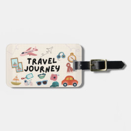 Verbazingwekkende Summer Travel Vibes Bagagelabel