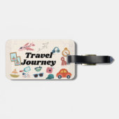 Verbazingwekkende Summer Travel Vibes Bagagelabel (Achterkant horizontaal)