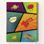 Verbazingwekkende Superhero Special Flying Foto Ki Notitieboek (Achterkant)