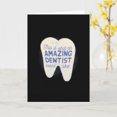 Verbazingwekkende tandarts kaart (Gele Bloem)