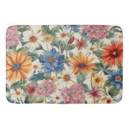 Verbazingwekkende tedere zomer tuin bloemen badmat