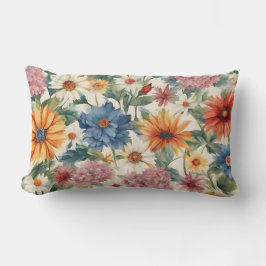 Verbazingwekkende tedere zomer tuin bloemen kussen