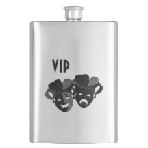 Verbazingwekkende theaterfles met monogram en ontw