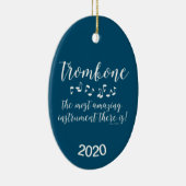 Verbazingwekkende trombone keramisch ornament (Rechts)