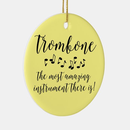 Verbazingwekkende trombone keramisch ornament (Rechts)