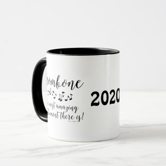Verbazingwekkende trombone mok (Voorkant links)