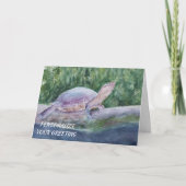 Verbazingwekkende tropische schildpad  kaart (Voorkant)
