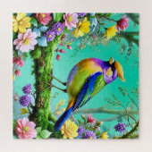 Verbazingwekkende tropische vogel Puzzel (Horizontaal)