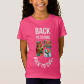 Verbazingwekkende typografie Terug naar school ont T-shirt (Voorkant)