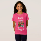 Verbazingwekkende typografie Terug naar school ont T-shirt (Voorkant volledig)