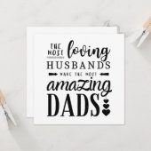 Verbazingwekkende vaders, liefdevolle echtgenoten  kaart (Voorkant / Achterkant in situ)