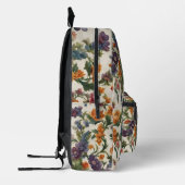 Verbazingwekkende verfijnde rode bloem en delicate bedrukte rugzak (Links)