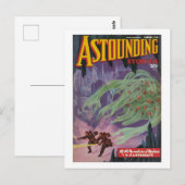 Verbazingwekkende verhalen (feb, 1936) briefkaart (Voorkant / Achterkant)