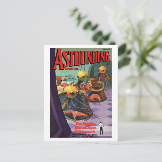 Verbazingwekkende Verhalen (Jun, 1936) Briefkaart (Staand voorkant)