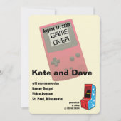 Verbazingwekkende videoband Gamer bruiloft Kaart (Voorkant)