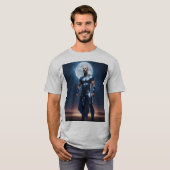 "Verbazingwekkende Warrior Shirt" T-shirt (Voorkant volledig)