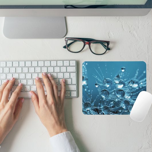 Verbazingwekkende waterdruppel Muismat