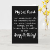 VERBAZINGWEKKENDE WENSEN VOOR MIJN ** BESTE VRIEND KAART (Gele Bloem)