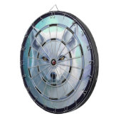 Verbazingwekkende White Snow Fox-verordening Dartbord (Voorkant Rechts)