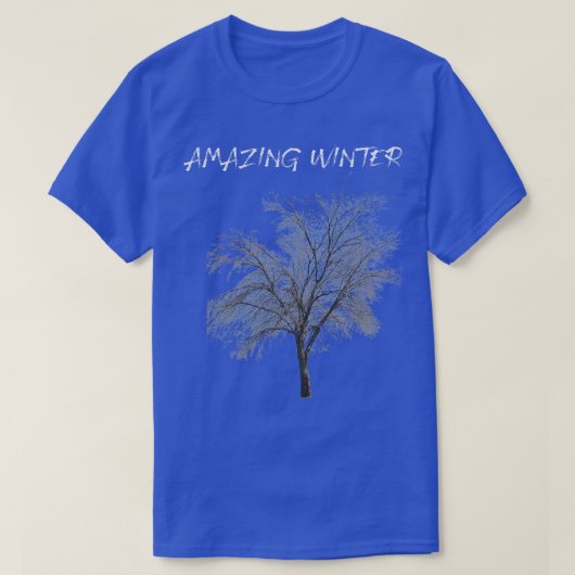 Verbazingwekkende winter t-shirt (Design voorkant)