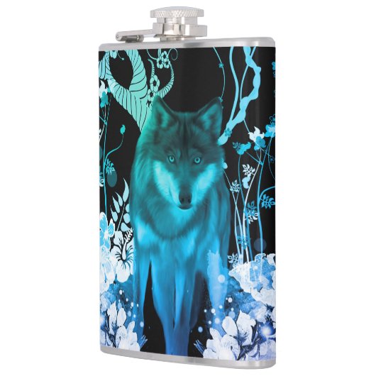 Verbazingwekkende wolf heupfles (Links)