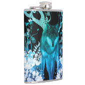 Verbazingwekkende wolf heupfles (Rechts)