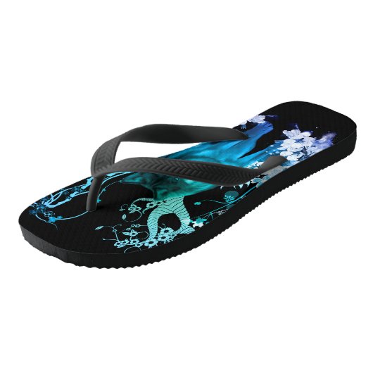 Verbazingwekkende wolf teenslippers (Schuin)