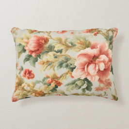 Verbazingwekkende zachte prachtige bloemen, blader accent kussen