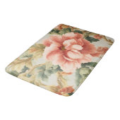 Verbazingwekkende zachte prachtige bloemen, blader badmat (Gekanteld)