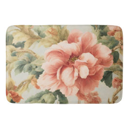 Verbazingwekkende zachte prachtige bloemen, blader badmat