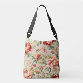 Verbazingwekkende zachte prachtige bloemen, blader crossbody tas