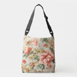 Verbazingwekkende zachte prachtige bloemen, blader crossbody tas