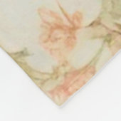 Verbazingwekkende zachte prachtige bloemen, blader fleece deken (Hoek)