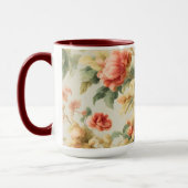 Verbazingwekkende zachte prachtige bloemen, blader mok (Links)