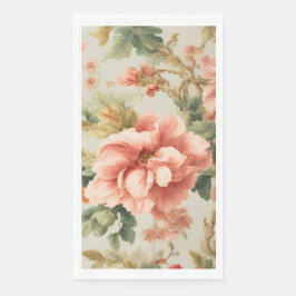 Verbazingwekkende zachte prachtige bloemen, blader servet