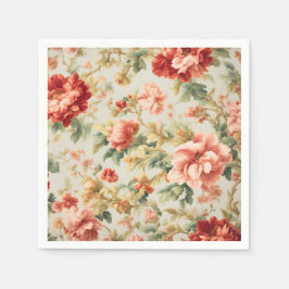 Verbazingwekkende zachte prachtige bloemen, blader servet