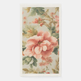 Verbazingwekkende zachte prachtige bloemen, blader servet