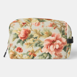 Verbazingwekkende zachte prachtige bloemen, blader toilettasje